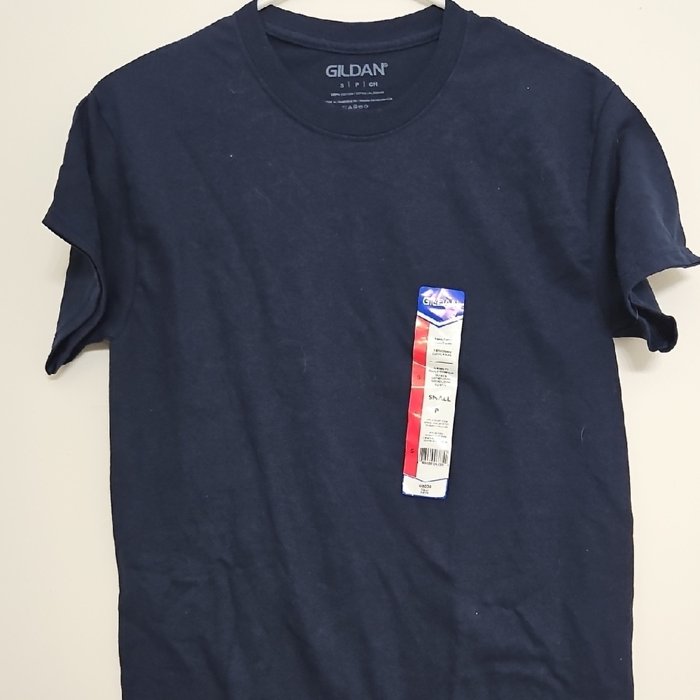 Gildan Men's Navy Blue T-Shirt